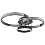 Φωτιστικό οροφής LED 75Χ60Χ20 εκ. 180W Μαύρο με controller - KESKOR 868476 - Image 4