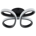 Φωτιστικό οροφής LED 16W 21Χ21Χ7 εκ. Μαύρο - KESKOR 472707 - Image 4