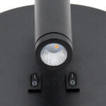 Απλίκα τοίχου - Σποτ LED 7W 15Χ9Χ15 εκ. Μαύρο με διπλό διακόπτη - KESKOR 472711 - Image 4