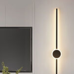 Απλίκα τοίχου LED 12W 60Χ12Χ5 εκ. Μαύρη - KESKOR 472718 - Image 4