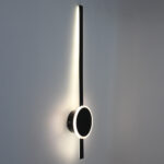 Απλίκα τοίχου LED 12W 60Χ12Χ5 εκ. Μαύρη - KESKOR 472718 - Image 2