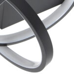 Φωτιστικό οροφής LED 9W 20Χ20Χ16 εκ. Μαύρο - KESKOR 472723 - Image 5