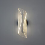 Απλίκα τοίχου LED 6W 26Χ9,5Χ10 εκ. Ασημί με ακρυλικό - KESKOR 815702 - Image 2