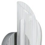 Απλίκα τοίχου LED 6W 26Χ9,5Χ10 εκ. Ασημί με ακρυλικό - KESKOR 815702 - Image 4