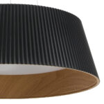 Φωτιστικό κρεμαστό LED Φ45Χ15 εκ. 46W Μαύρο με controller - KESKOR 508509 - Image 4