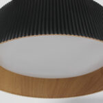 Φωτιστικό κρεμαστό LED Φ45Χ15 εκ. 46W Μαύρο με controller - KESKOR 508509 - Image 5