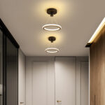 Φωτιστικό κρεμαστό LED 22W Φ21Χ80 εκ. Μαύρο - KESKOR 472721 - Image 2