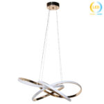 Φωτιστικό κρεμαστό LED 84W Φ58Χ6 εκ. Χρυσό - KESKOR 190311