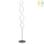 Φωτιστικό δαπέδου LED 66W Φ25Χ150 εκ. Χρώμιο - KESKOR 190316