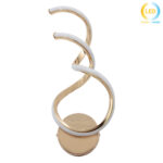 Απλίκα τοίχου LED 12W 15Χ6Χ38 εκ. Χρυσή - KESKOR 190321