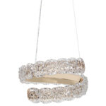 Φωτιστικό κρεμαστό LED 32W Φ30Χ15 εκ. Χρυσό - KESKOR 584803 - Image 2