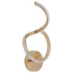 Απλίκα τοίχου LED 8W 15Χ7Χ32 εκ. Χρυσή - KESKOR 584804 - Image 2