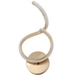 Απλίκα τοίχου LED 8W 15Χ7Χ32 εκ. Χρυσή - KESKOR 584804 - Image 4