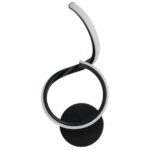 Απλίκα τοίχου LED 8W 15Χ7Χ32 εκ. Μαύρη - KESKOR 584805 - Image 4