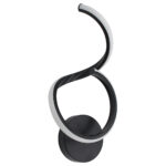 Απλίκα τοίχου LED 8W 15Χ7Χ32 εκ. Μαύρη - KESKOR 584805 - Image 3