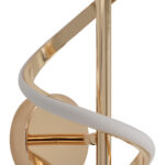 Απλίκα τοίχου LED 8W 13Χ15Χ36 εκ. Χρυσή - KESKOR 584807 - Image 2