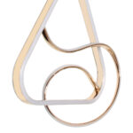 Φωτιστικό μεταλλικό κρεμαστό LED 72W 37Χ38 εκ. Χρυσό - KESKOR 175897 - Image 4