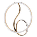 Φωτιστικό μεταλλικό κρεμαστό LED 72W Φ38Χ90 εκ. Χρυσό - KESKOR 175898 - Image 6