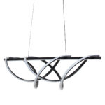 Φωτιστικό μεταλλικό κρεμαστό LED 100W 100Χ23Χ23 εκ. Μαύρο - KESKOR 175899 - Image 4