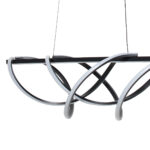 Φωτιστικό μεταλλικό κρεμαστό LED 100W 100Χ23Χ23 εκ. Μαύρο - KESKOR 175899 - Image 5