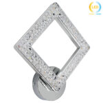 Απλίκα τοίχου LED 16W 25Χ7Χ28 εκ. Χρώμιο με ακρυλικό - KESKOR 659907