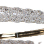 Φωτιστικό κρεμαστό LED 90W Φ52-Φ32 εκ. Χρυσό με ακρυλικό και Controller - KESKOR 659914 - Image 3