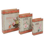 Βιβλία - κουτιά αποθήκευσης διακοσμητικά τεμ. 3 23Χ7Χ29 - 18Χ5,5Χ24 - 14Χ4Χ19 εκ. - KESKOR 52214