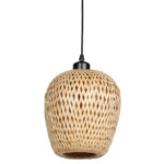 Φωτιστικό κρεμαστό μονόφωτο μπαμπού Ε27 Φ19Χ20 εκ. - KESKOR 60897 - Image 2