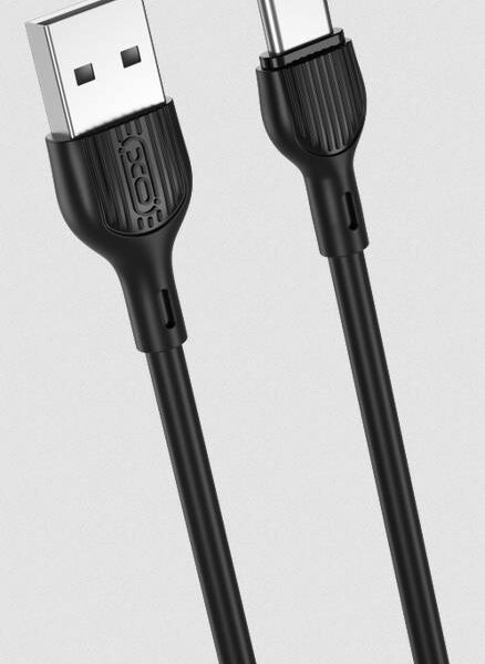 XO NB200 ΚΑΛΩΔΙΟ ΦΟΡΤΙΣΗΣ 2.1A TYPE-C, ΜΑΥΡΟ, 2m