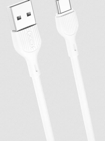 XO NB200 ΚΑΛΩΔΙΟ ΦΟΡΤΙΣΗΣ 2.1A TYPE-C, ΛΕΥΚΟ, 2m