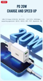 XO ΦΟΡΤΙΣΤΗΣ ΤΑΧΕΙΑΣ ΦΟΡΤΙΣΗΣ L101 20W EU QC3.0+PD - Image 4