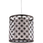 Φωτιστικό μεταλλικό μονόφωτο Ε27 Φ24Χ25 εκ. χρ. Μαύρο - HL41511