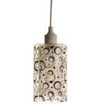 Φωτιστικό μονόφωτο διπλό γυαλί Ε27 Φ11,5Χ20,5 εκ. - KESKOR 8677