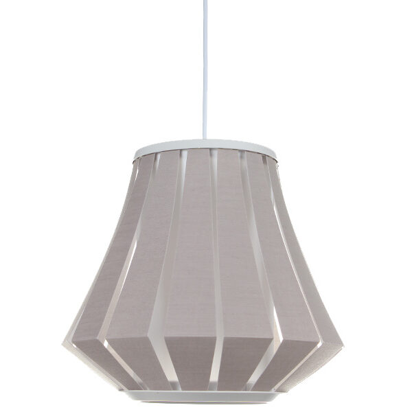 Φωτιστικό μονόφωτο καπέλο Ε27 Φ28Χ26 εκ. γκρι - KESKOR P0039-3