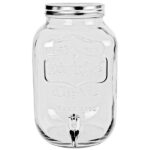 Βάζο - δοχείο αποθήκευσης με βρυσάκι 4 λίτρα 15Χ15Χ26 εκ. - KESKOR 50354