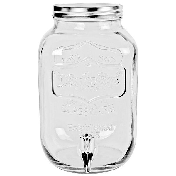 Βάζο - δοχείο αποθήκευσης με βρυσάκι 4 λίτρα 15Χ15Χ26 εκ. - KESKOR 50354