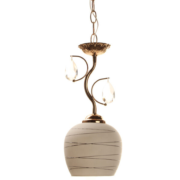 Φωτιστικό μονόφωτο Ε27 Φ12Χ30 εκ. χρυσό - KESKOR 86323/1GD