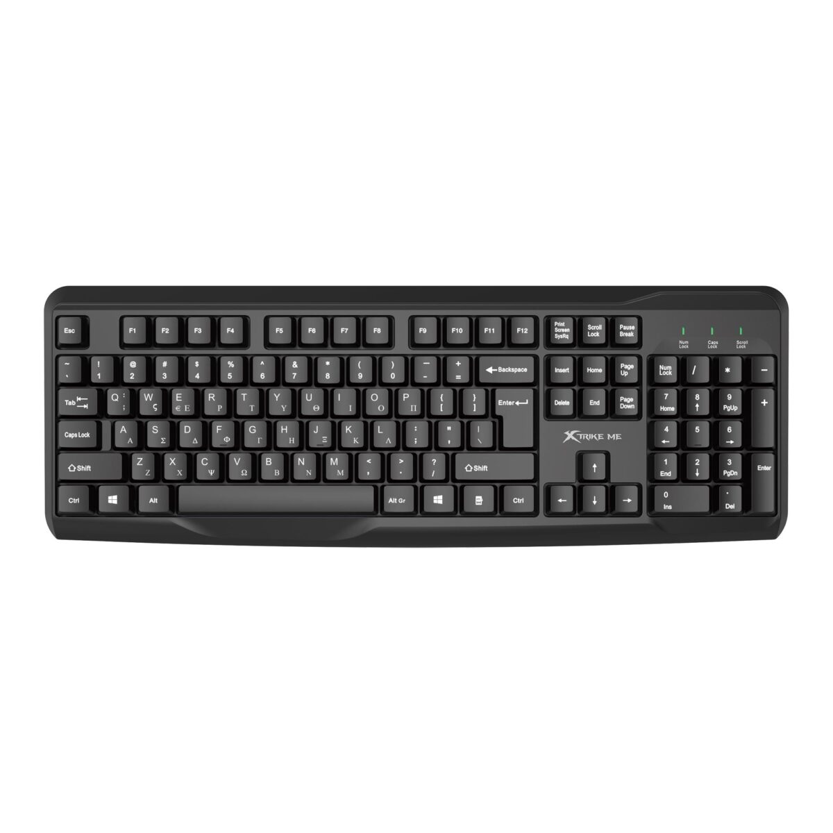 XTRIKE-ME OFFICE MK-207 ΕΝΣΥΡΜΑΤΟ ΣΕΤ ΠΛΗΚΤΡΟΛΟΓΙΟ/ΠΟΝΤΙΚΙ, GR - Image 2