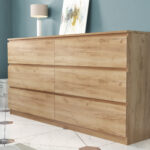 Συρταριέρα "PARMA" σε χρώμα μελί 138x40x71