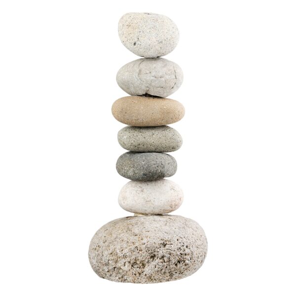 Κηροπήγιο Φυσική Πέτρα Γκρι Φυσικά Χρώματα 11X9X23Cm 11X9X23Cm