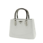 Βάζο Handbag "Milan" Κεραμικό Λευκό PU 24.5x11.5x25.5cm - Image 2