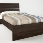 Κρεβάτι "ΝΟΤΑ" μονό σε χρώμα βέγγε 90x190