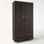 Ντουλάπα δίφυλλη σε χρώμα βέγγε 85x50x180