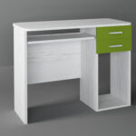 Γραφείο εργασίας σε χρώμα λευκό ρουστικ-λαχανί 100x55x80