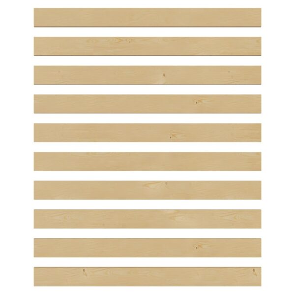 Τάβλες κρεβατιού από φυσικό ξύλο 150x200