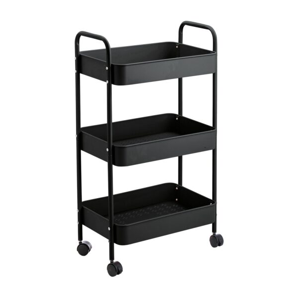 Τρόλεϊ “PRO” τριών θέσεων σε χρώμα μαύρο 85x35x45