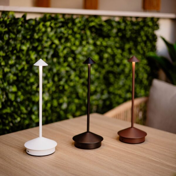 Επιτραπέζιο φωτιστικό "ARROW" σε χρώμα καφέ 30x11