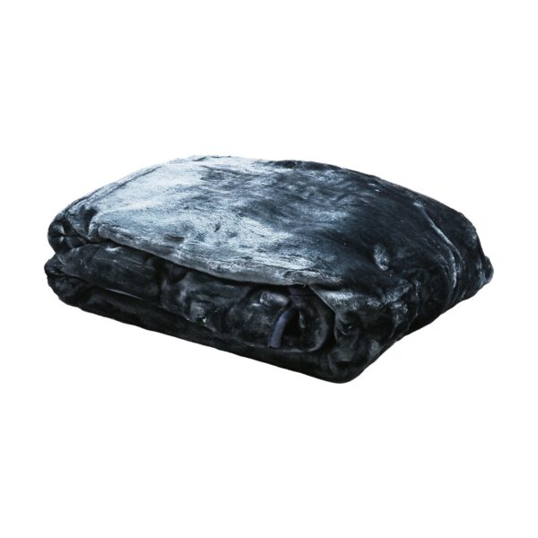 Κουβέρτα μινκ σε χρώμα μπλε 220x230