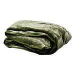 Κουβέρτα μινκ σε χρώμα πράσινο 220x230