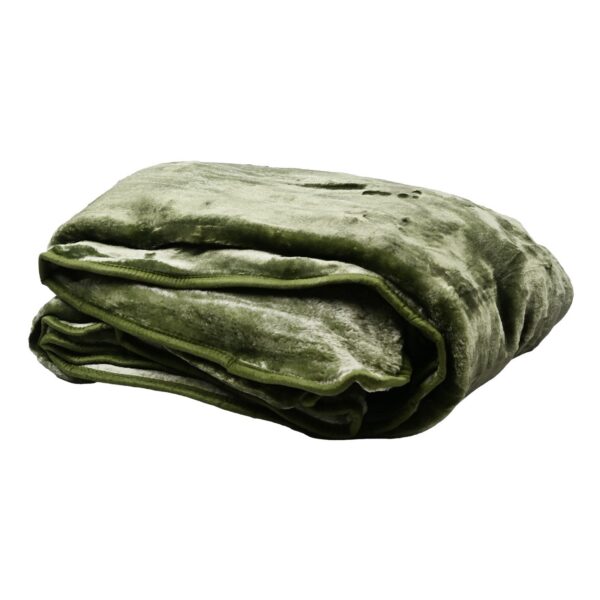 Κουβέρτα μινκ σε χρώμα πράσινο 220x230